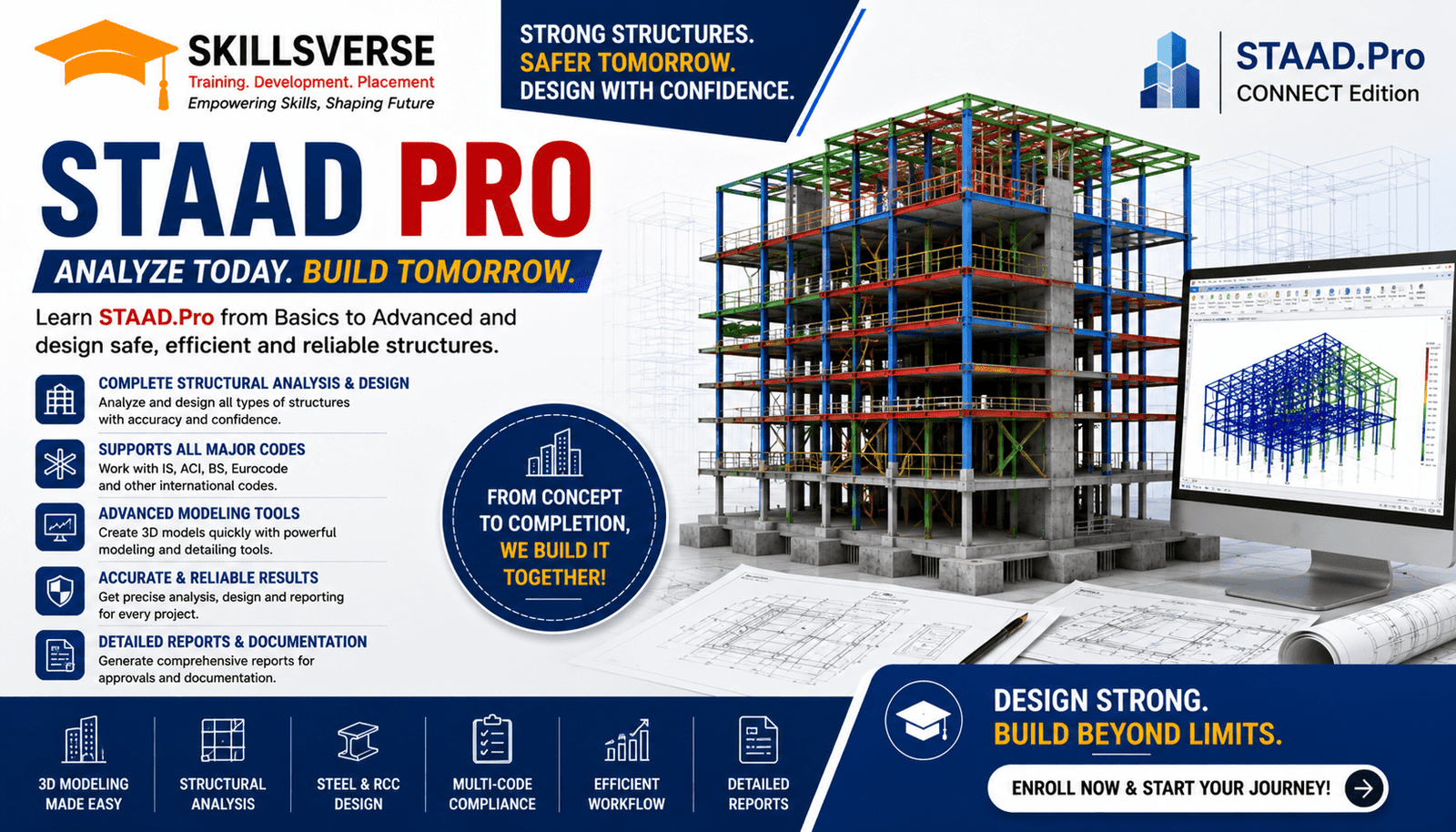 STAAD PRO (Structural Analysis) Course