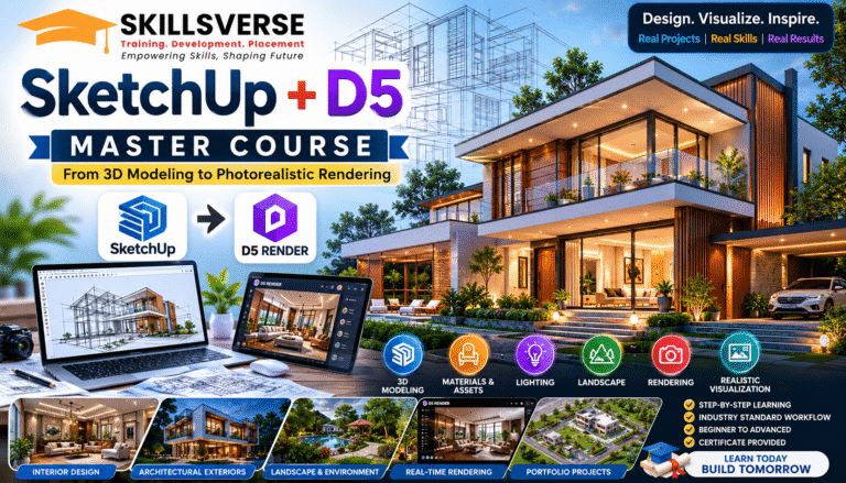 SketchUp + D5 Render Master Course